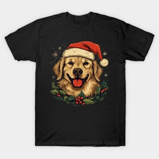 Golden Retriever Christmas T-Shirt